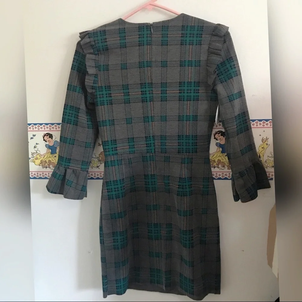 j.o.a. ⋆ plaid ruffle dress